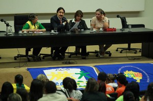 Tucano em uma das inúmeras reuniões das quais participou nos últimos meses em defesa dos agentes de saúde.